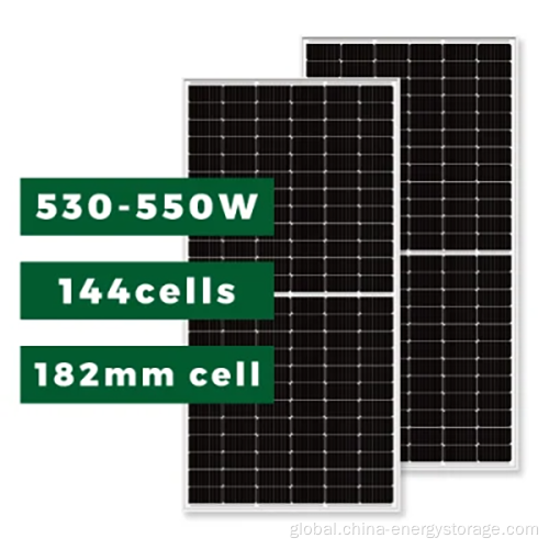 Monocrystalline Silicon Solar Modules High Efficiency Solar Module 144 Cell 550W Supplier